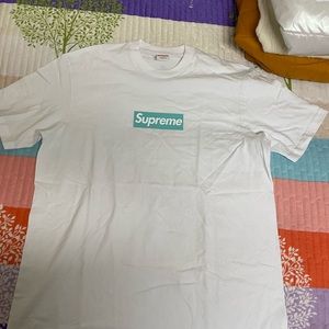 Supreme tiffany & co box logo